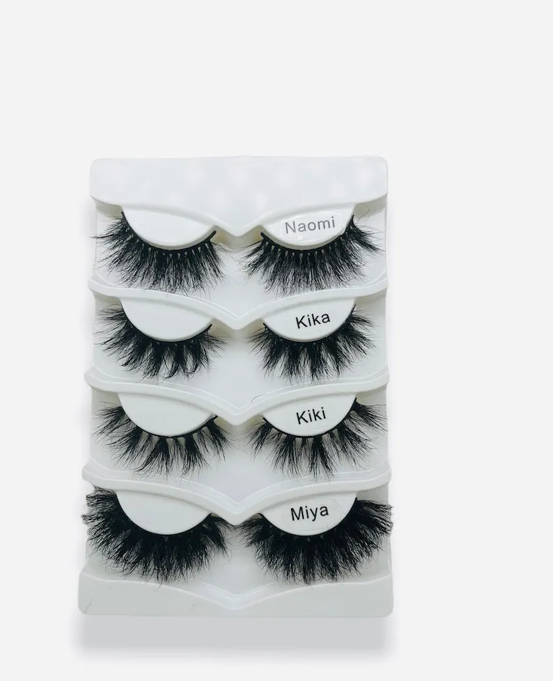 100% fluffy 14 pair mink lashes. Different sets of lash books, it can be re-used more than 30 times.Vegan free