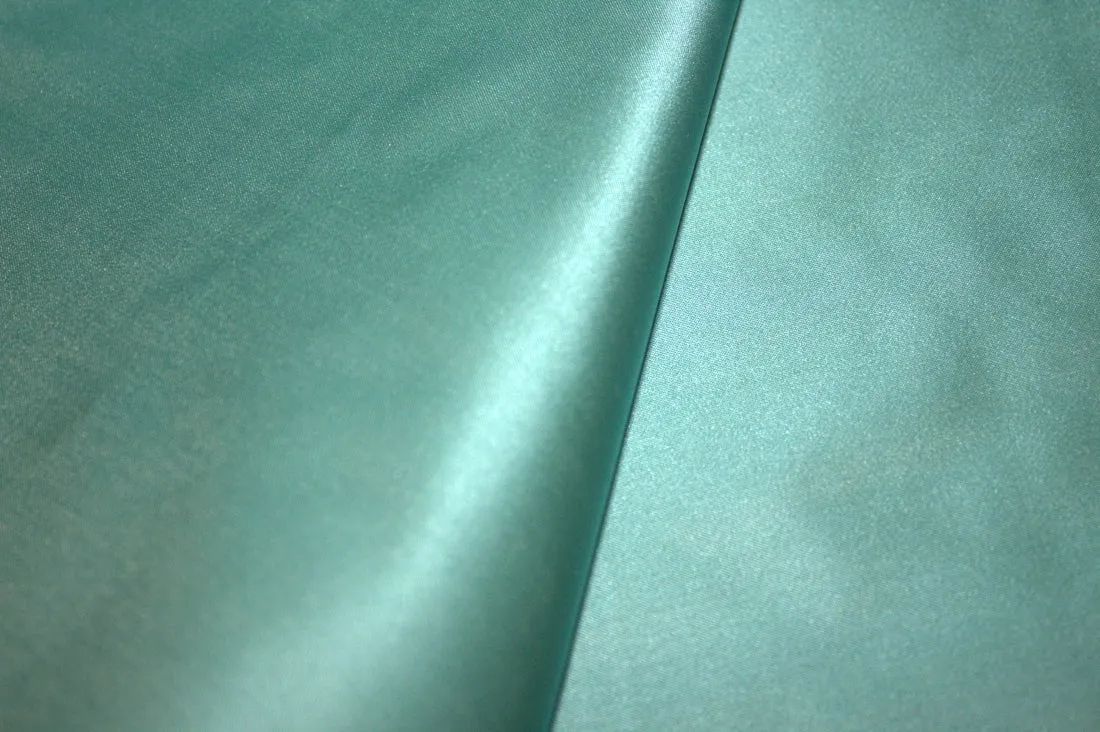 100% Silk Duchess Satin Fabric green x gold color40 momme 54" wide [11107]