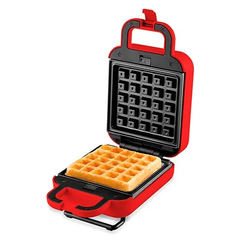 3-in-1 Waffle   Sandwich Maker/Grill,  Red