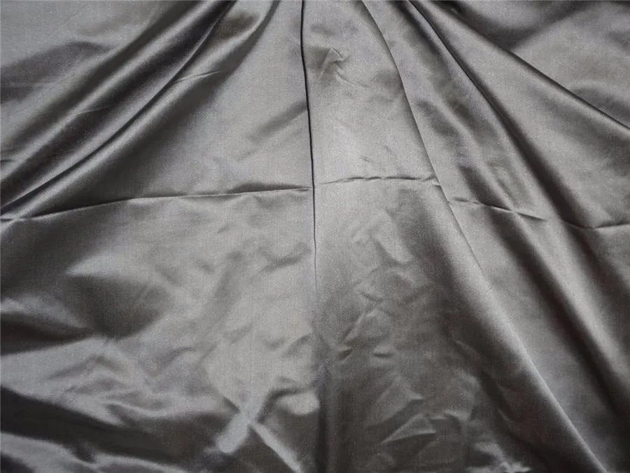 53 MOMME SILK DUTCHESS SATIN GREY X BROWN 60&quot; wide