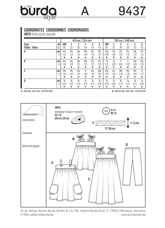 BD9437 Toddler Coordinates | Easy