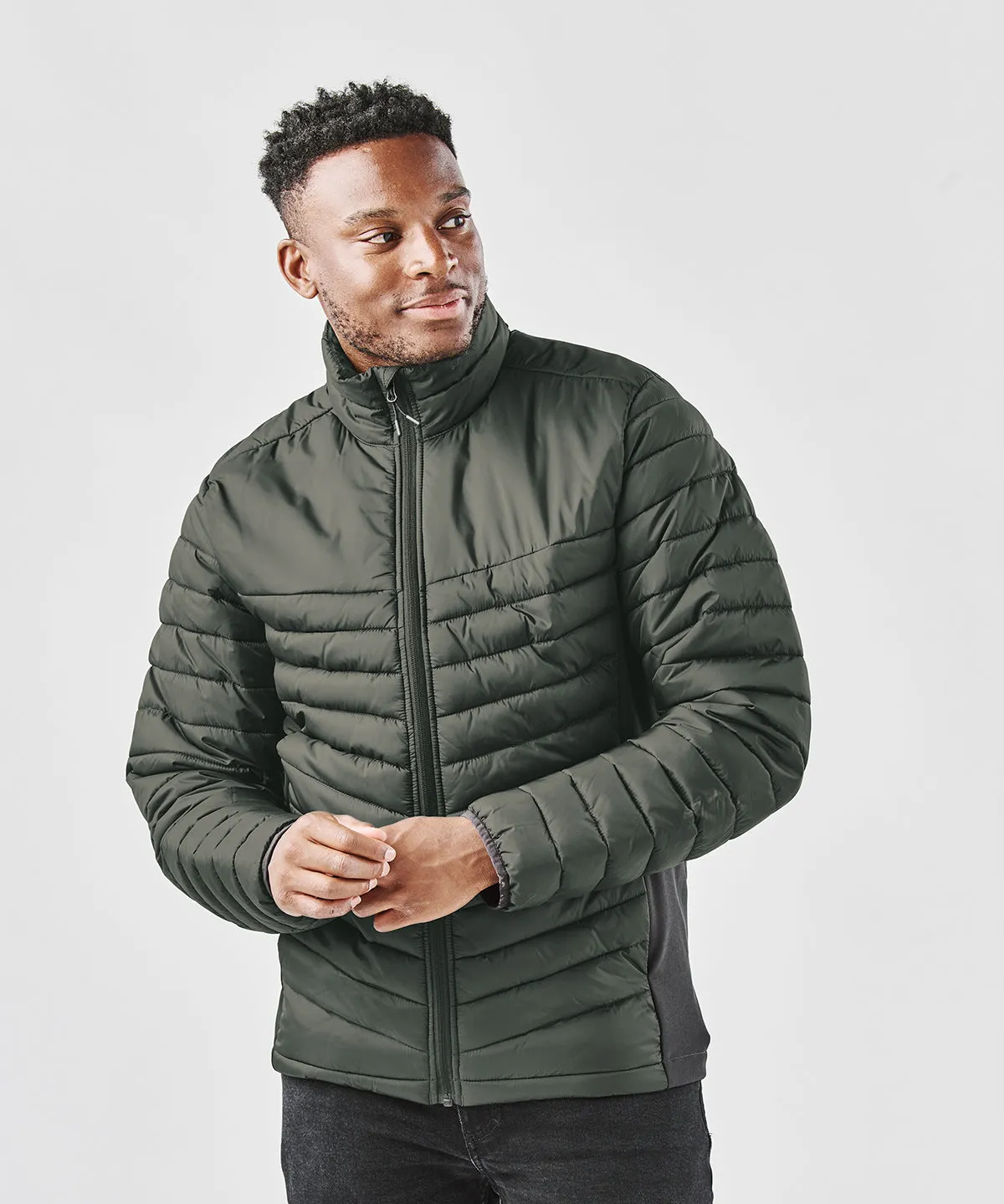 Black/Granite - Montserrat thermal jacket