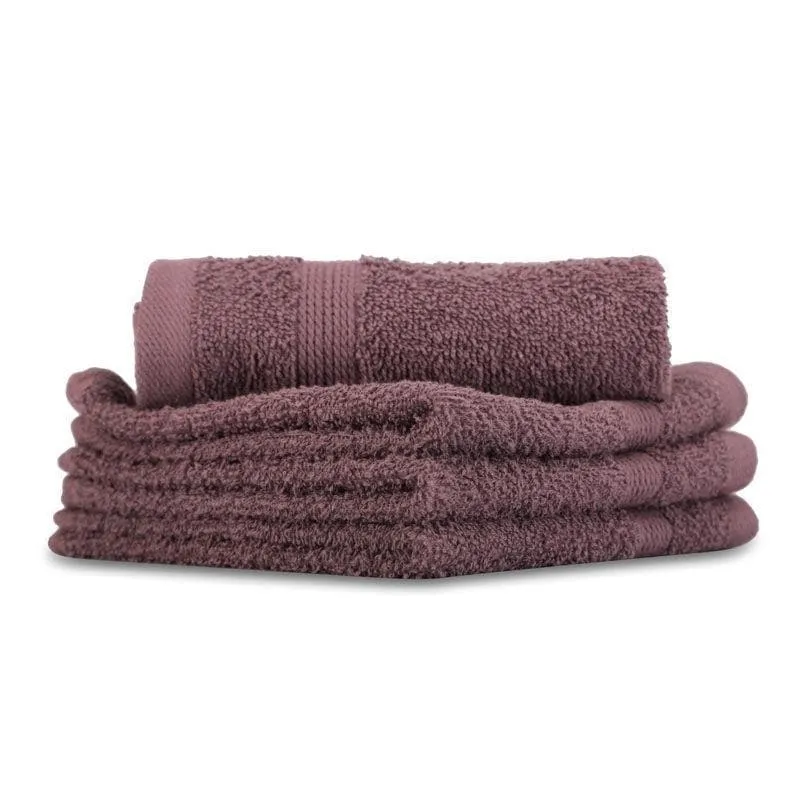 Bloomsake Hand & Face Towel (Purple) - Six Piece Set