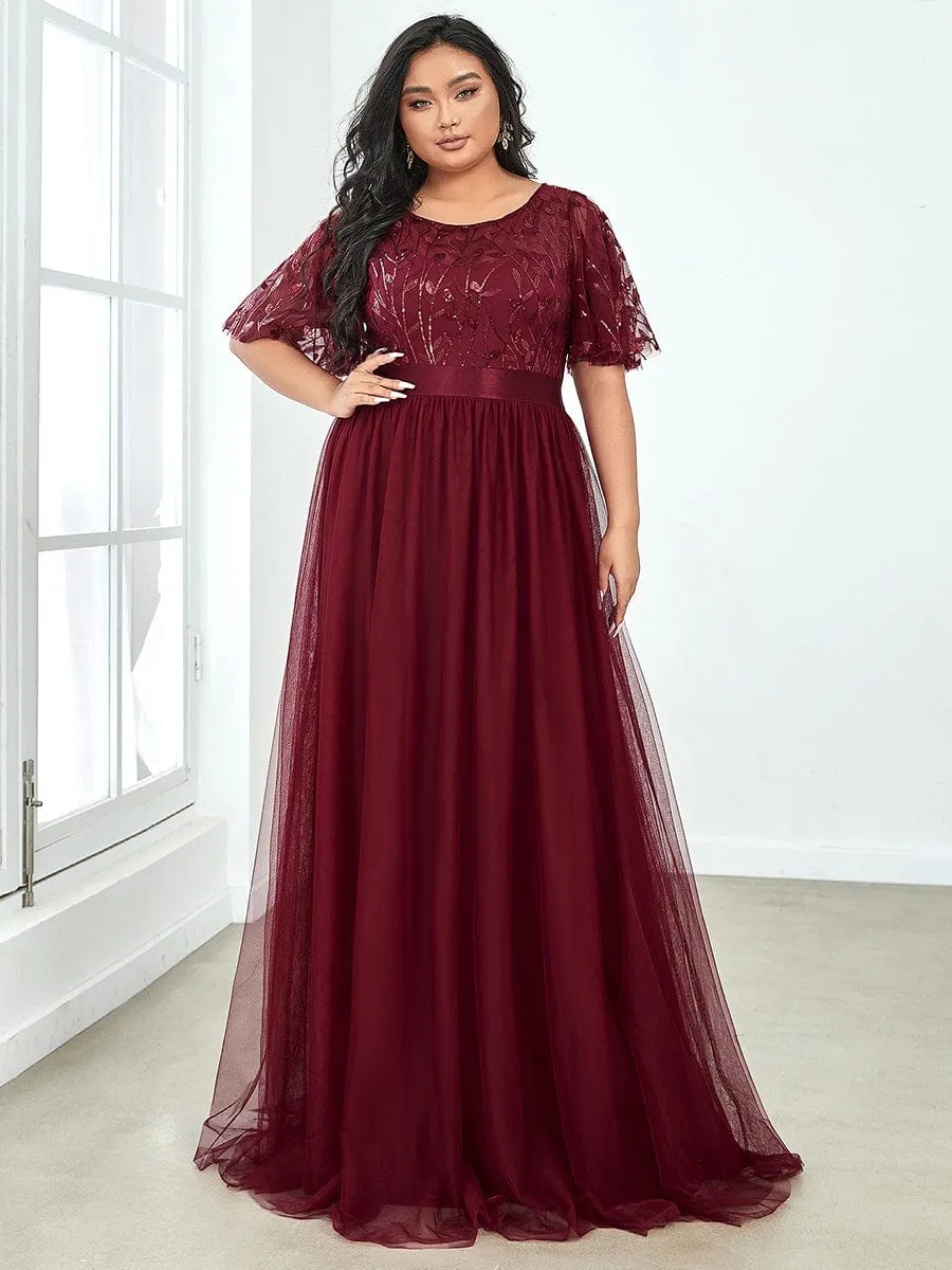 Burgundy Bridesmaid Gowns