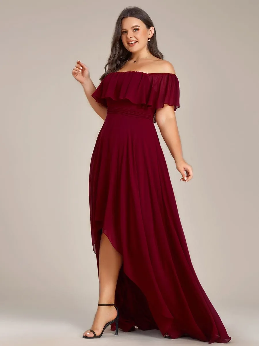 Burgundy Bridesmaid Gowns