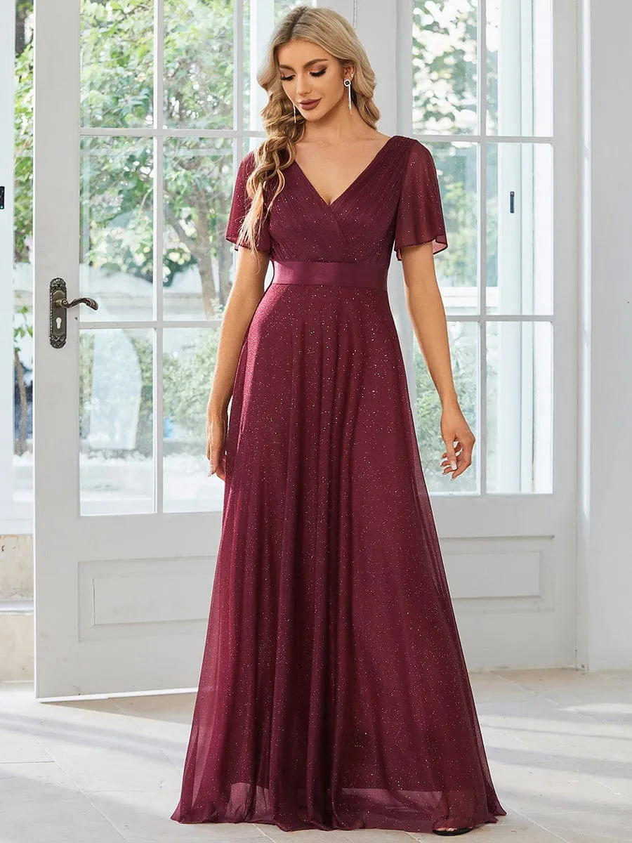 Burgundy Bridesmaid Gowns