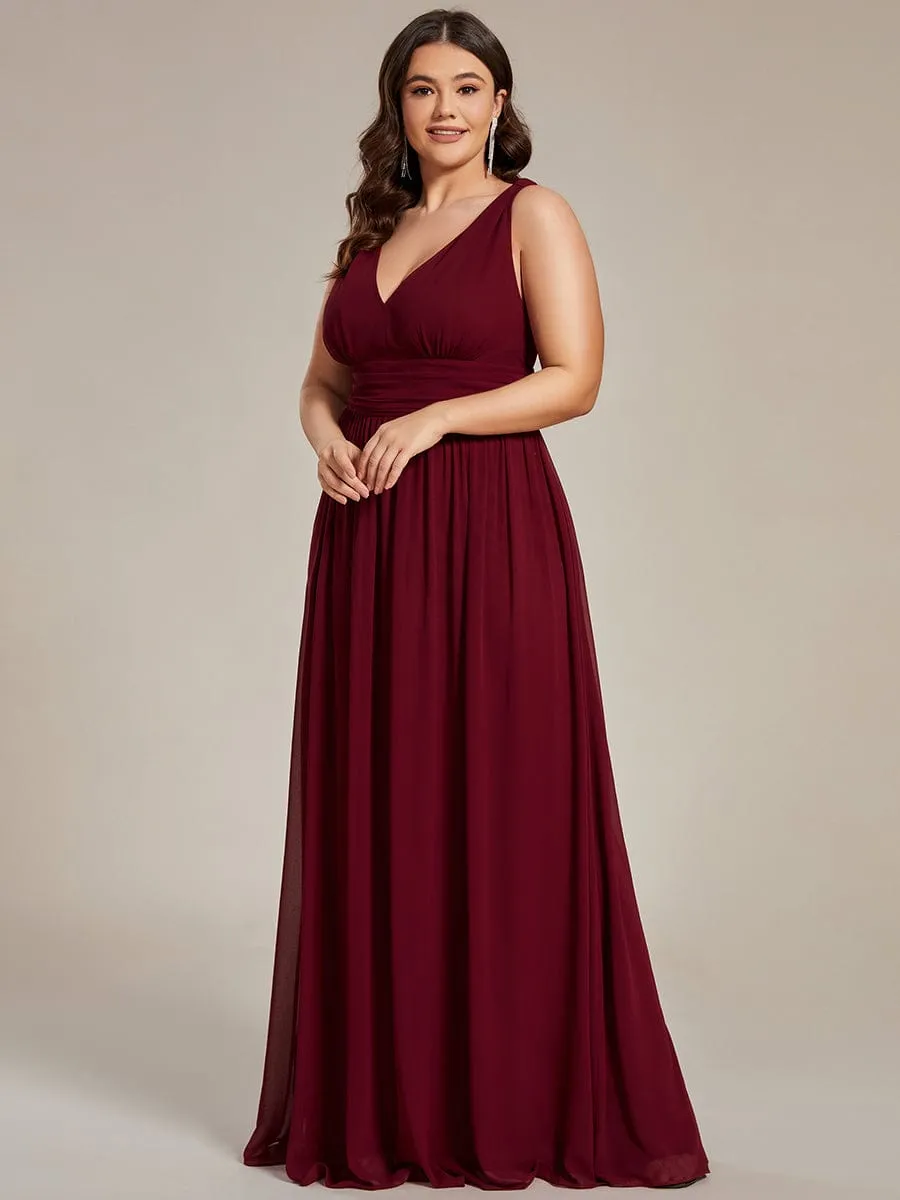 Burgundy Bridesmaid Gowns