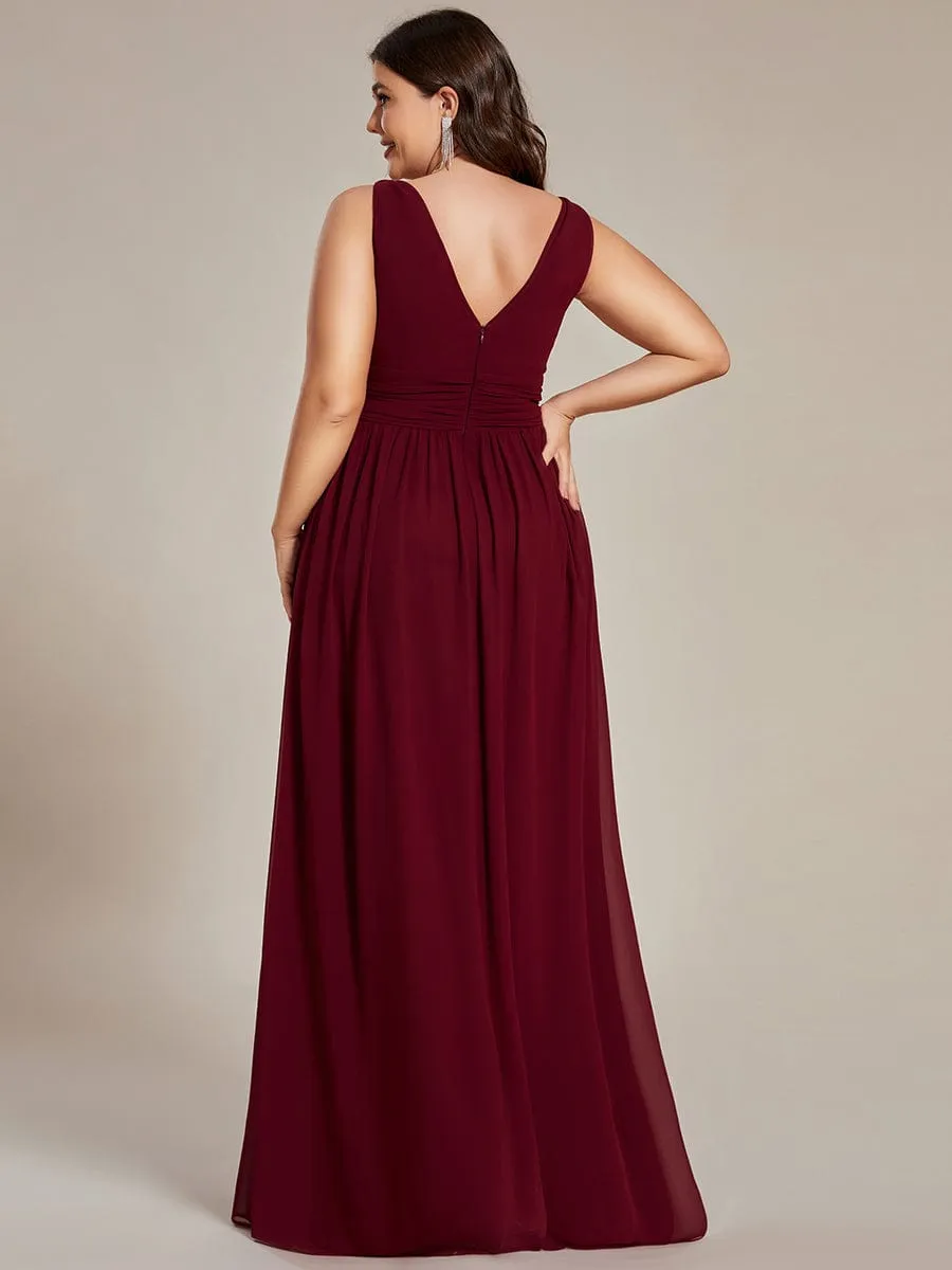 Burgundy Bridesmaid Gowns