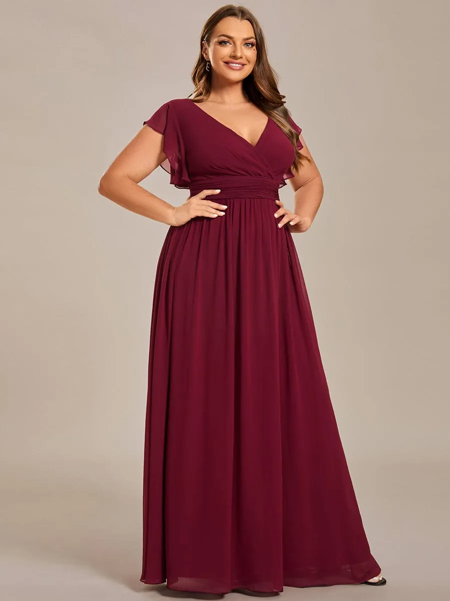 Burgundy Bridesmaid Gowns