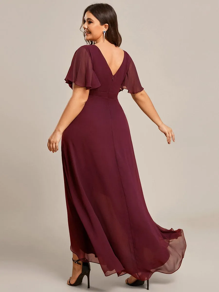 Burgundy Bridesmaid Gowns