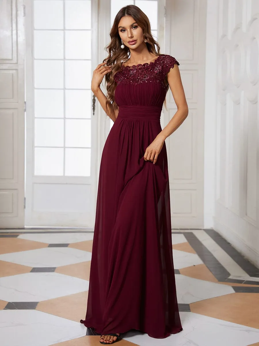 Burgundy Bridesmaid Gowns