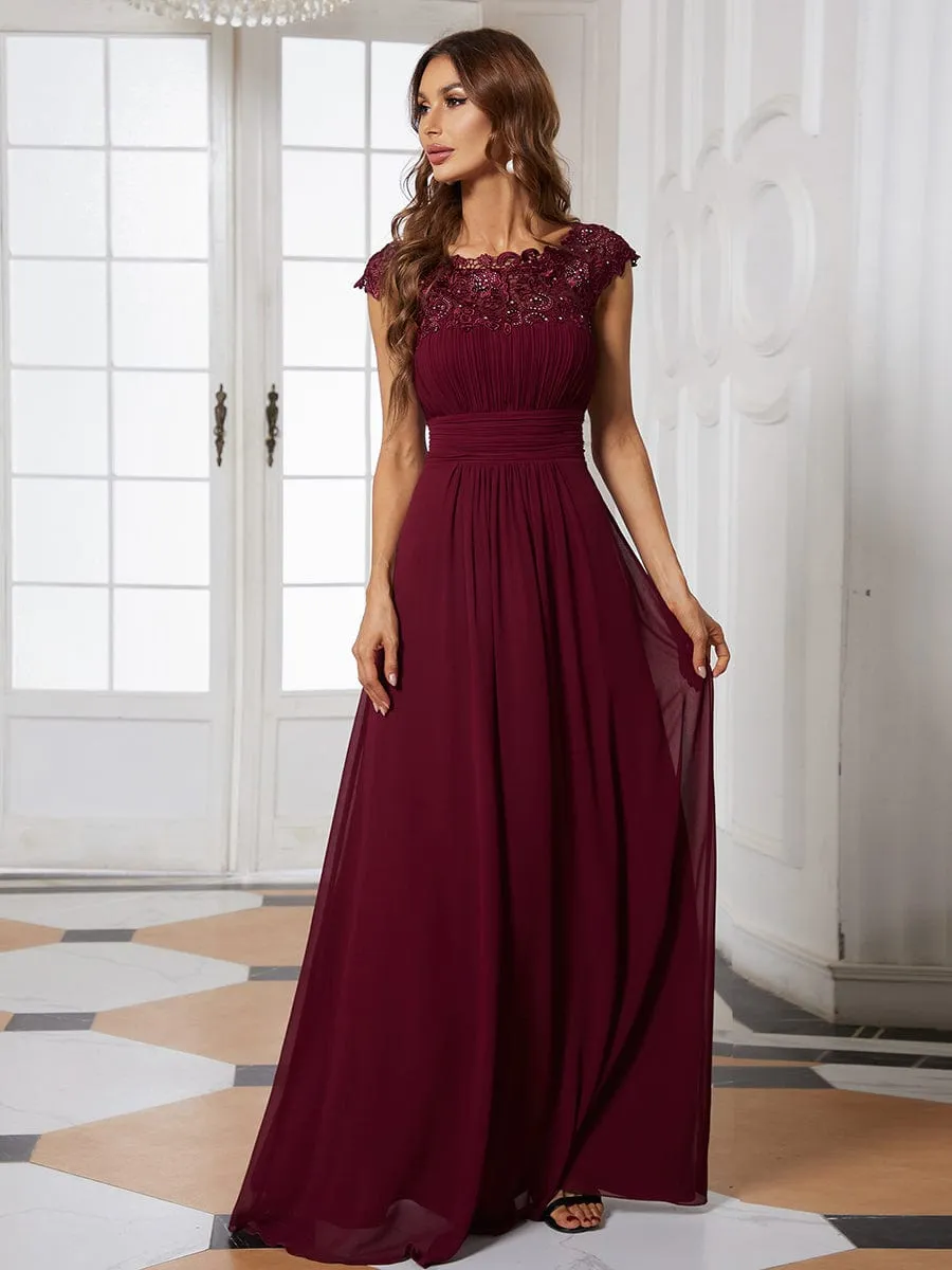 Burgundy Bridesmaid Gowns