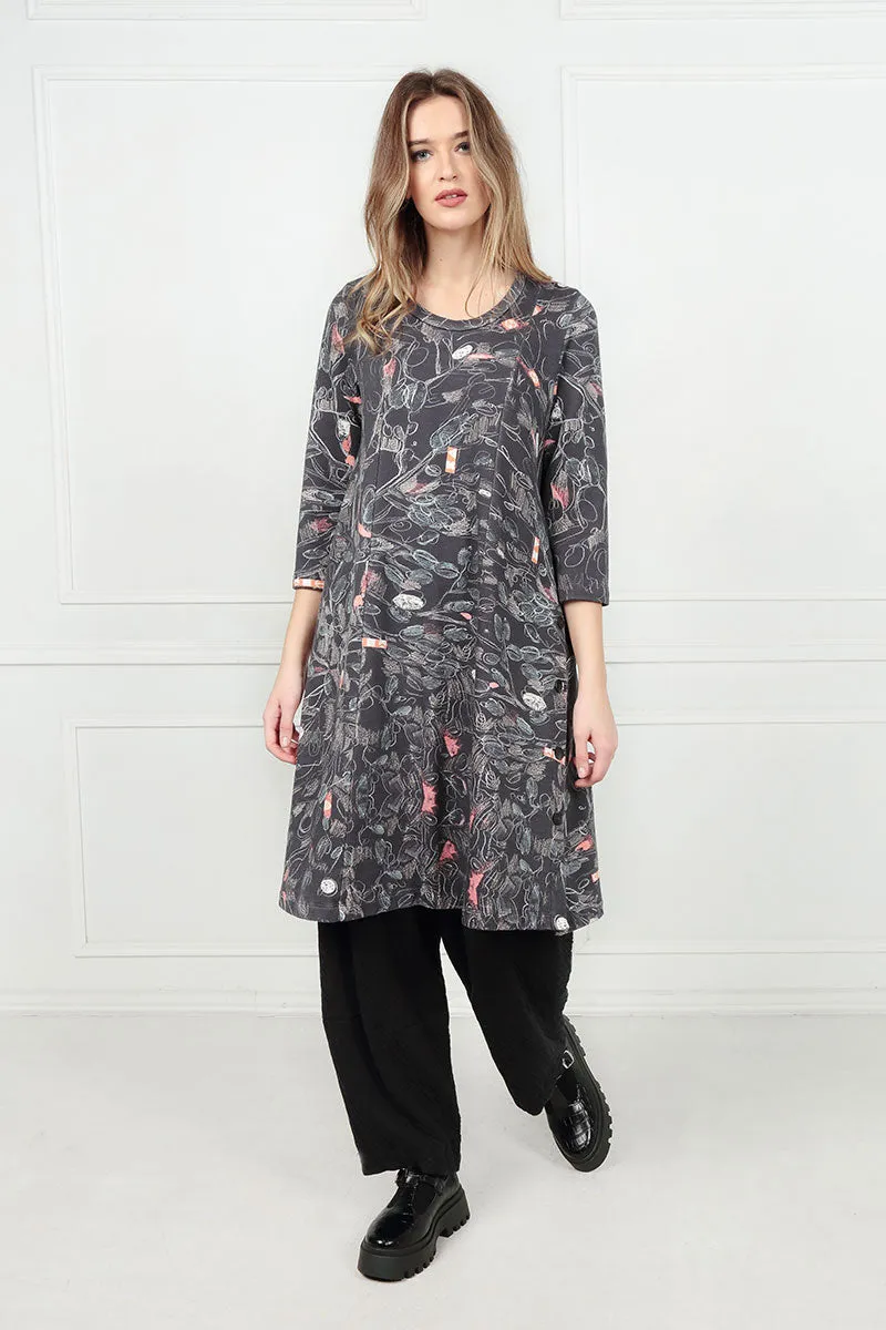 Buttoned Sides Nightfall Cotton Tunic