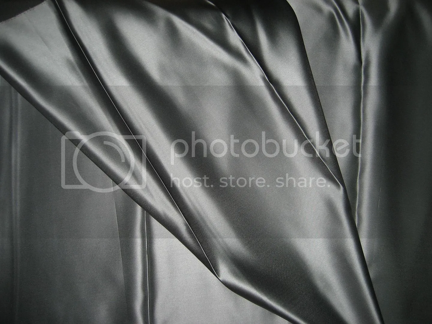 Dark Grey colour Silk Dutchess Satin fabric 58" wide