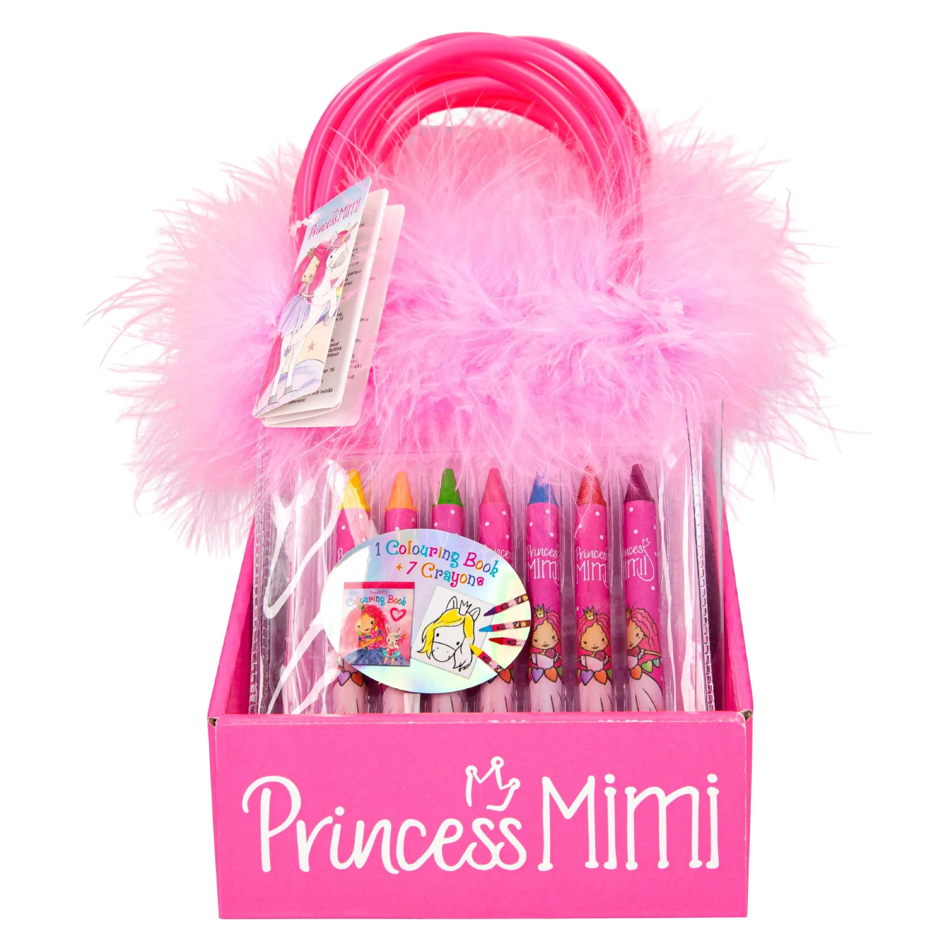 Depesche Princess Mimi Colouring Book with Wax Crayons