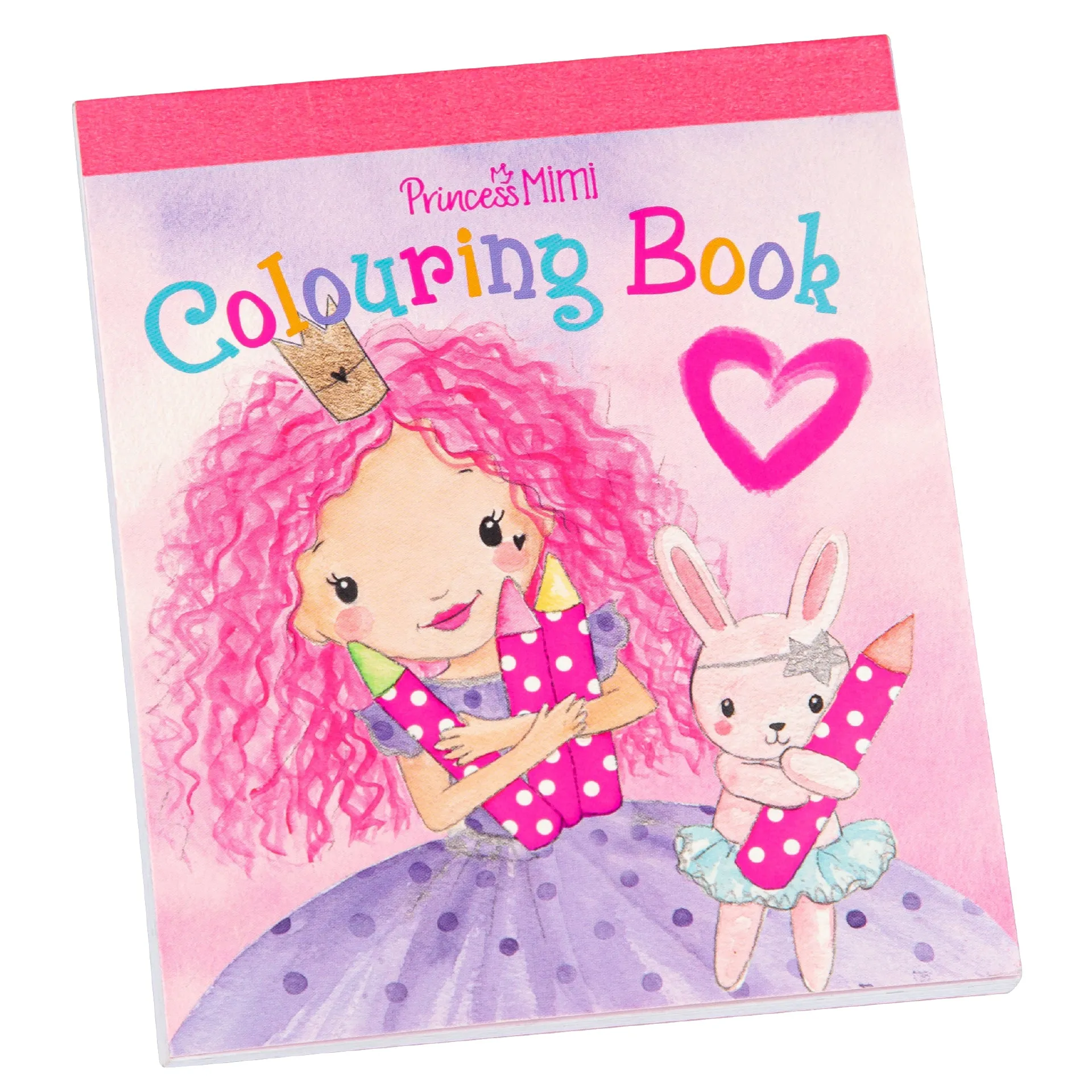 Depesche Princess Mimi Colouring Book with Wax Crayons