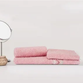 Diamondy Towel (Blush) - Three Piece Set