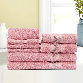 Diamondy Towel (Pink) - Set Of Eight