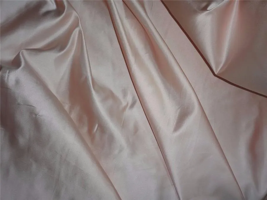 DUTCHESS SATIN PINK PEACH COLOR 55% SILK,45% VISCOSE 54&quot;INCHES-37 mm weight [6368]