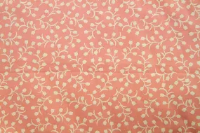 FL: Lady’s Mantle Peach Patchwork / Craft Fabric