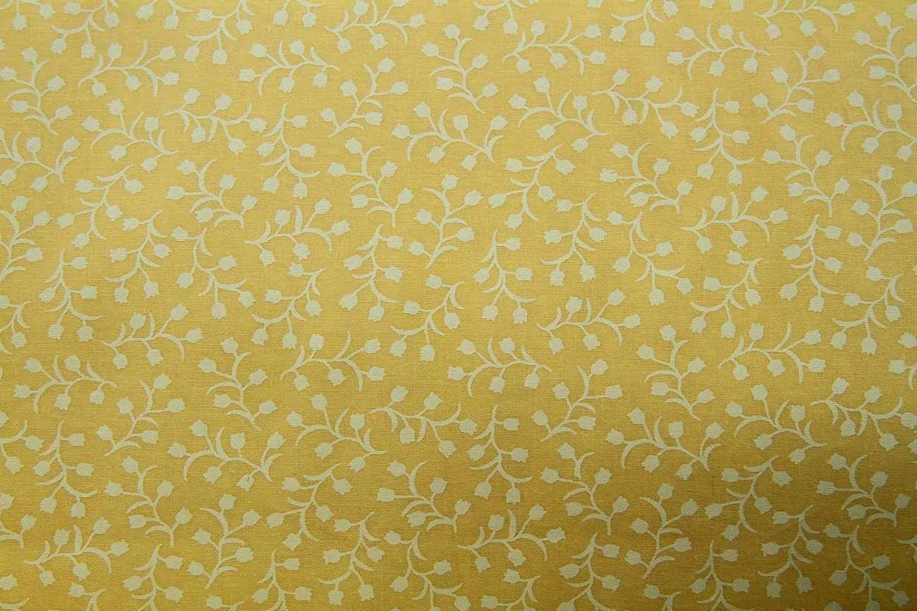 FL: Lady’s Mantle Yellow Patchwork / Craft Fabric---OUT OF STOCK