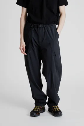 Flap Cargo Pants - Black