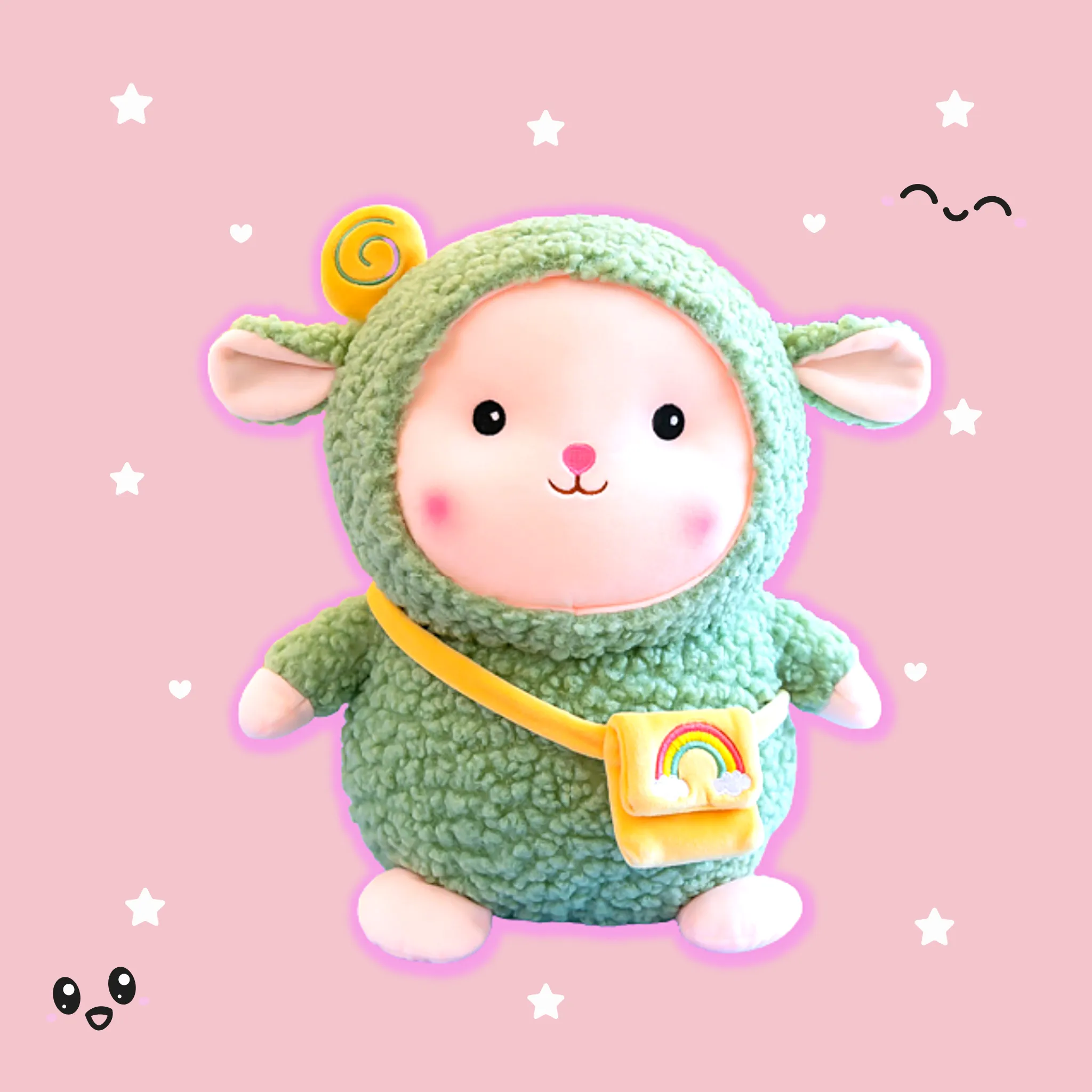 Giant Fluffy Fleece Lamb Plushie