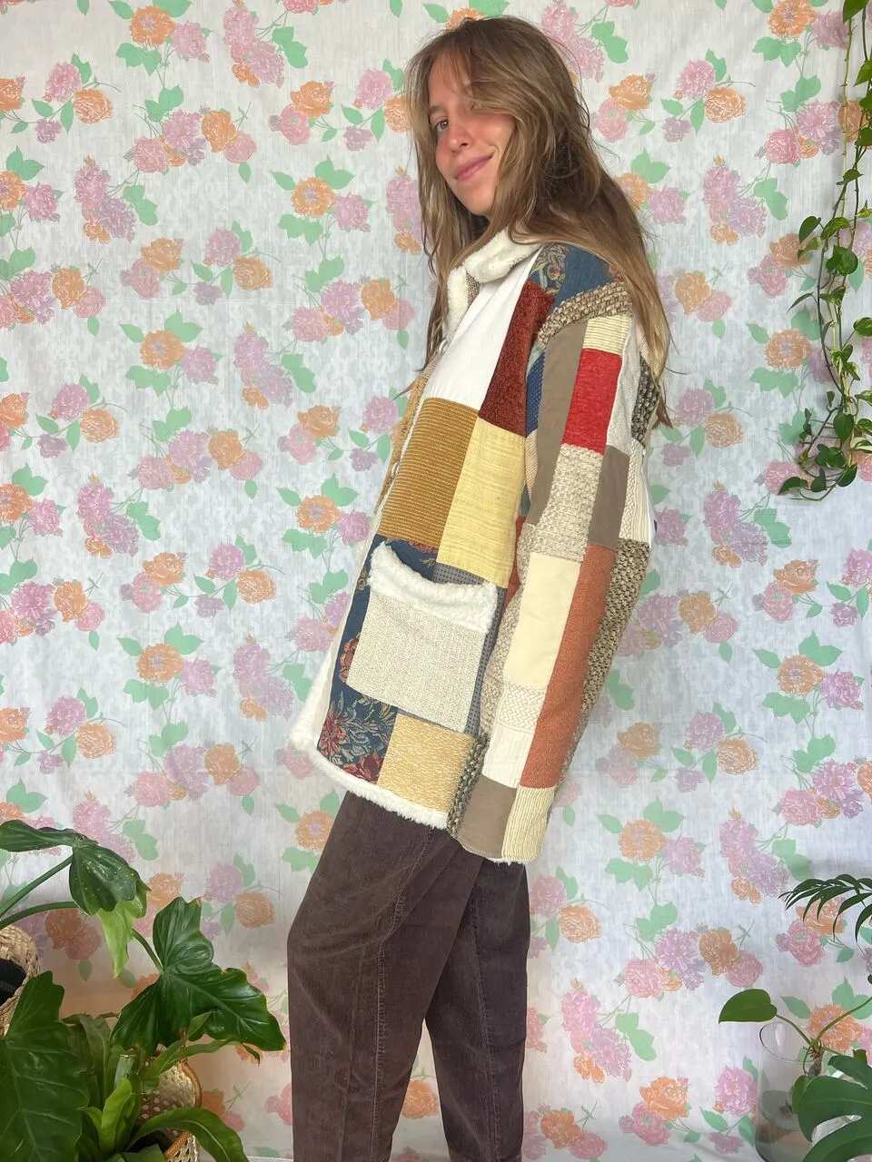 Hysterical Warm Patchwork Coat