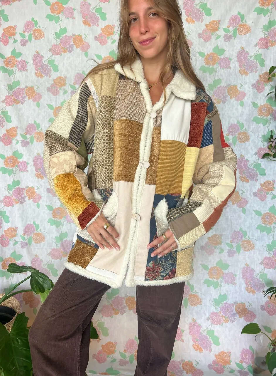 Hysterical Warm Patchwork Coat