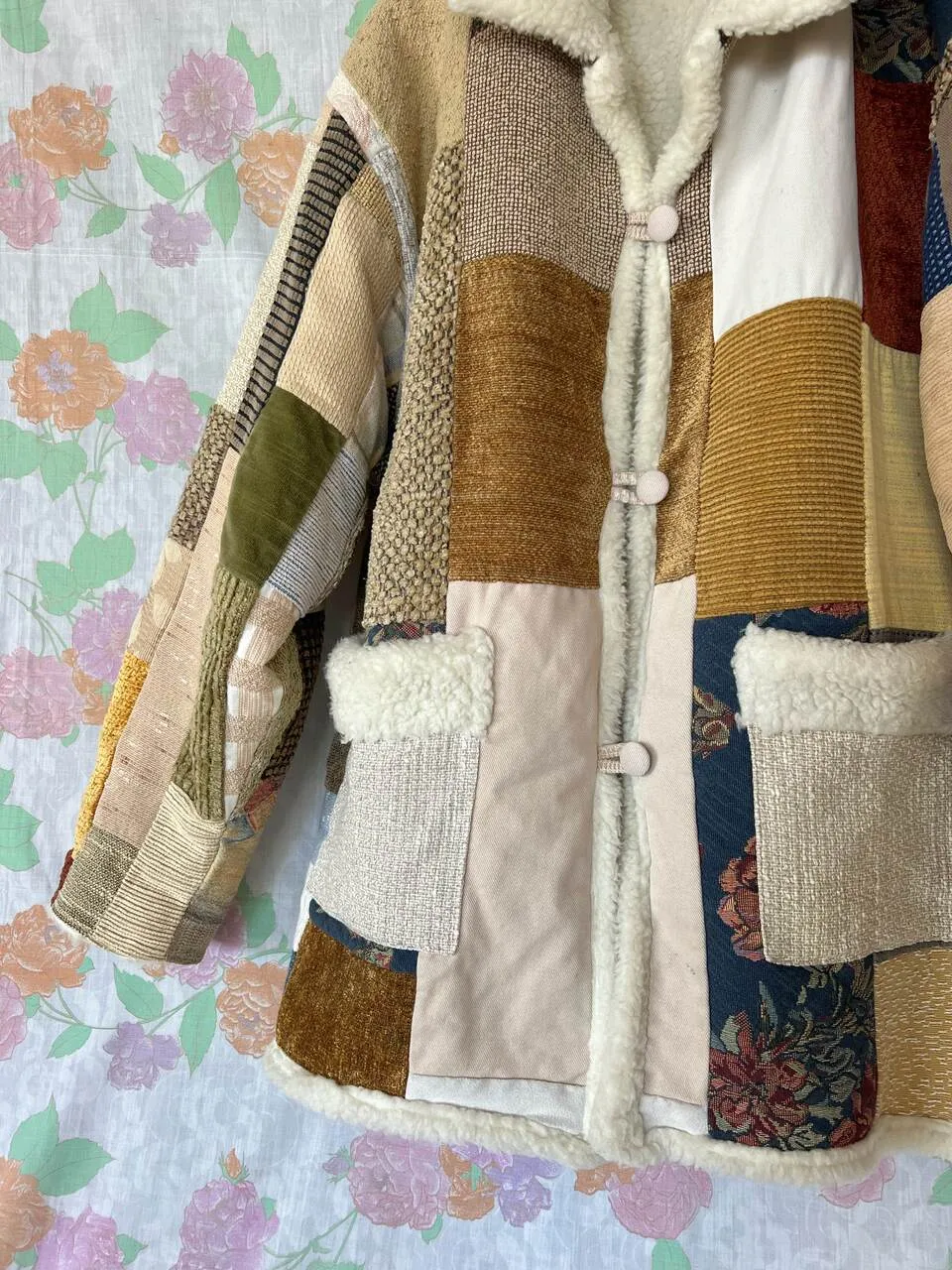 Hysterical Warm Patchwork Coat