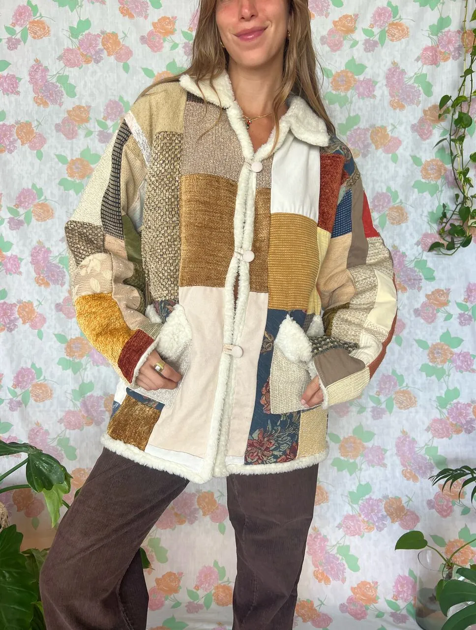 Hysterical Warm Patchwork Coat