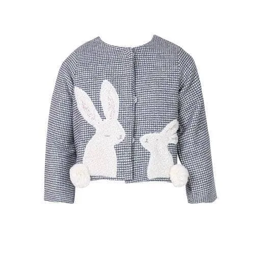 Kissing Bunnies Gingham Dress & Jacket