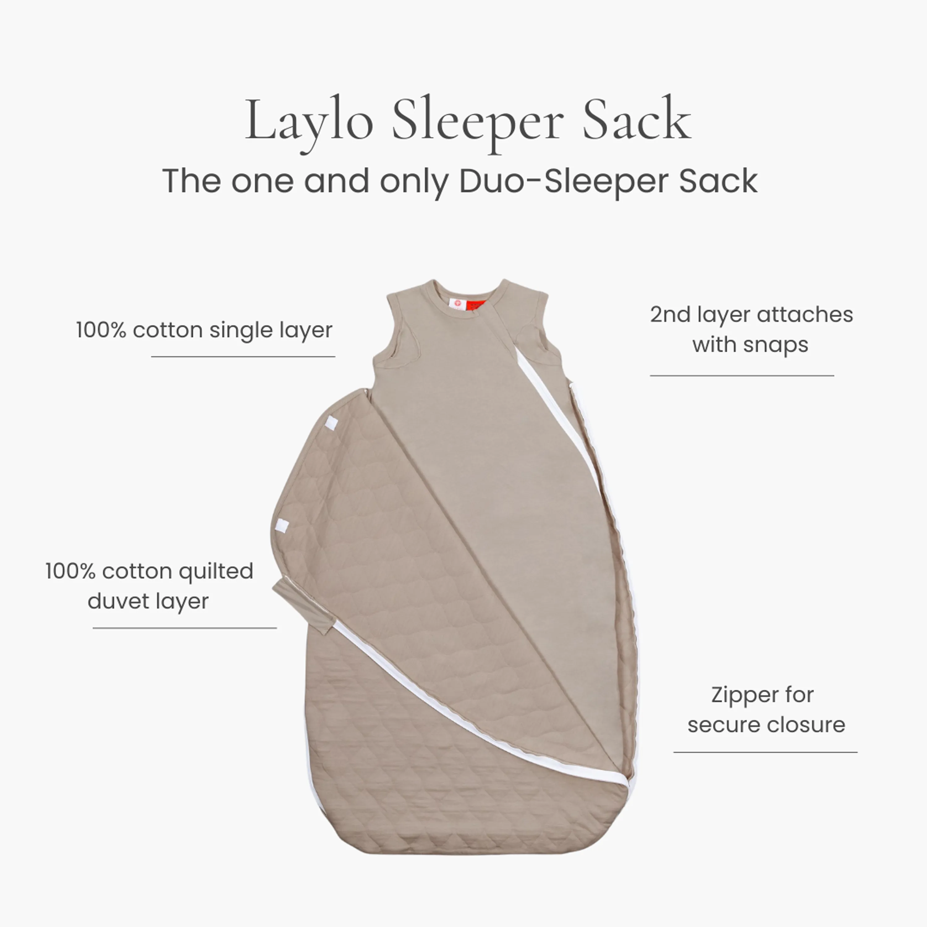 Laylo Sleeper Sack™ DUO (Sheet   Comforter)