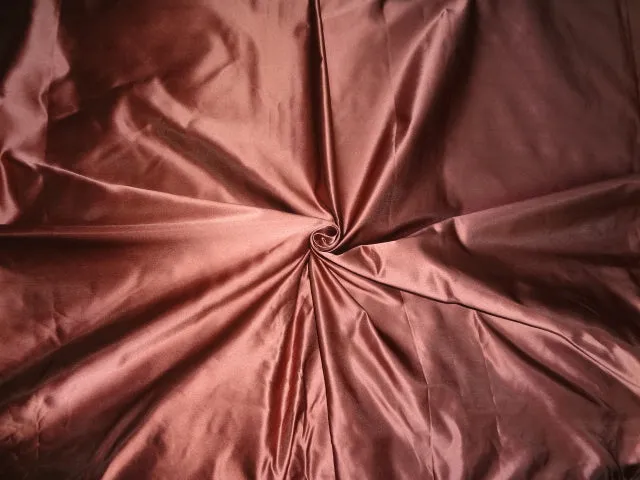 Light Rust colour Silk Dutchess Satin fabric