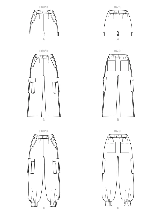 McCall's 8099 Shorts and Pants sewing pattern #LinaMcCalls