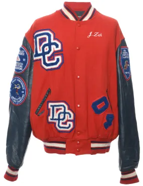 Patchwork Red Team Jacket - L