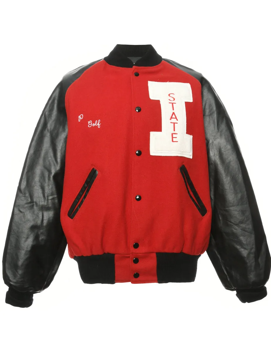 Patchwork Red Team Jacket - M