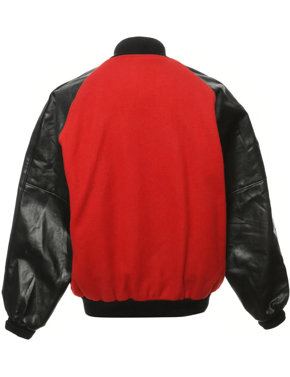 Patchwork Red Team Jacket - M