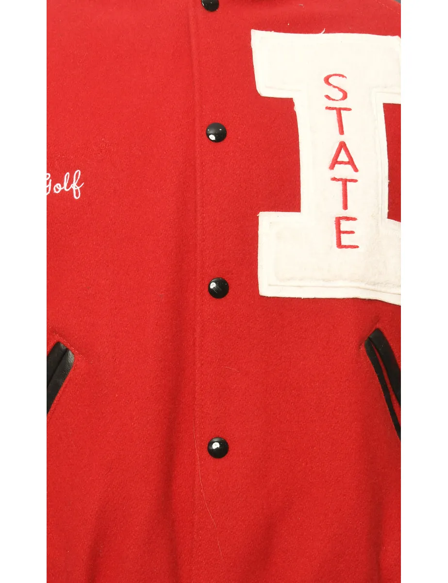 Patchwork Red Team Jacket - M