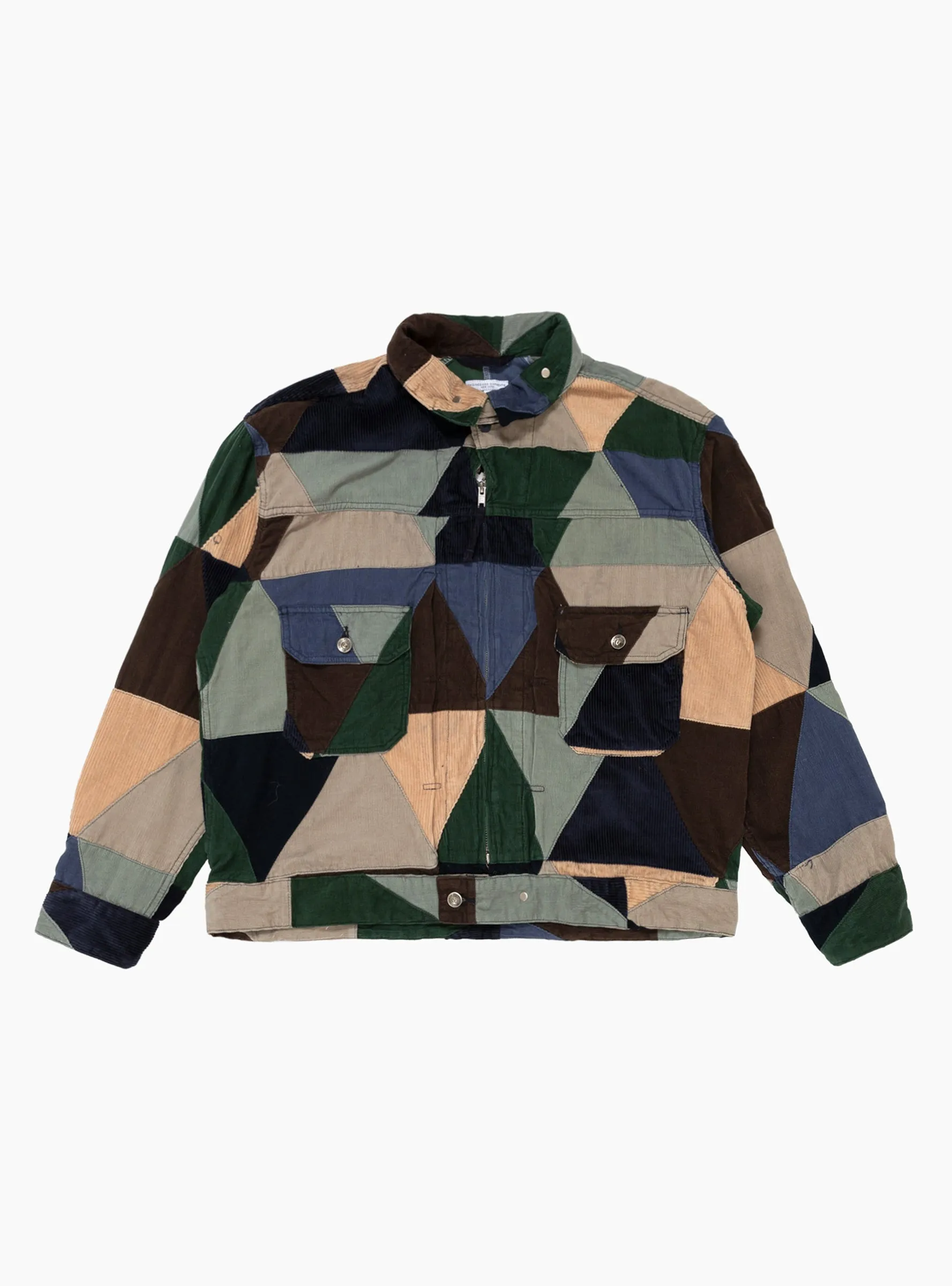 Patchwork Trucker Jacket Multi