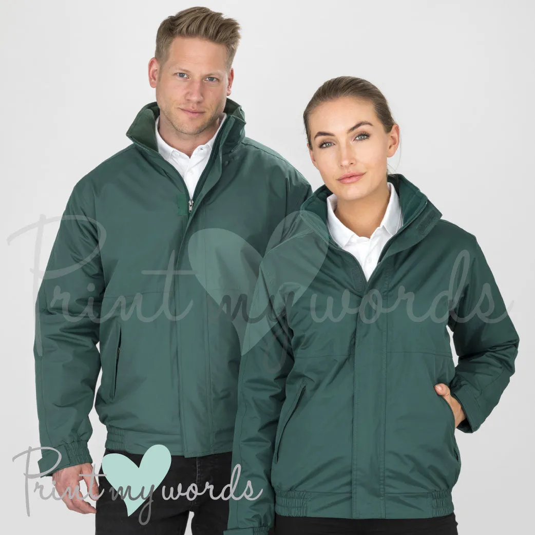 Personalised Waterproof Equestrian Jacket Coat Blouson - Hug Your Horse