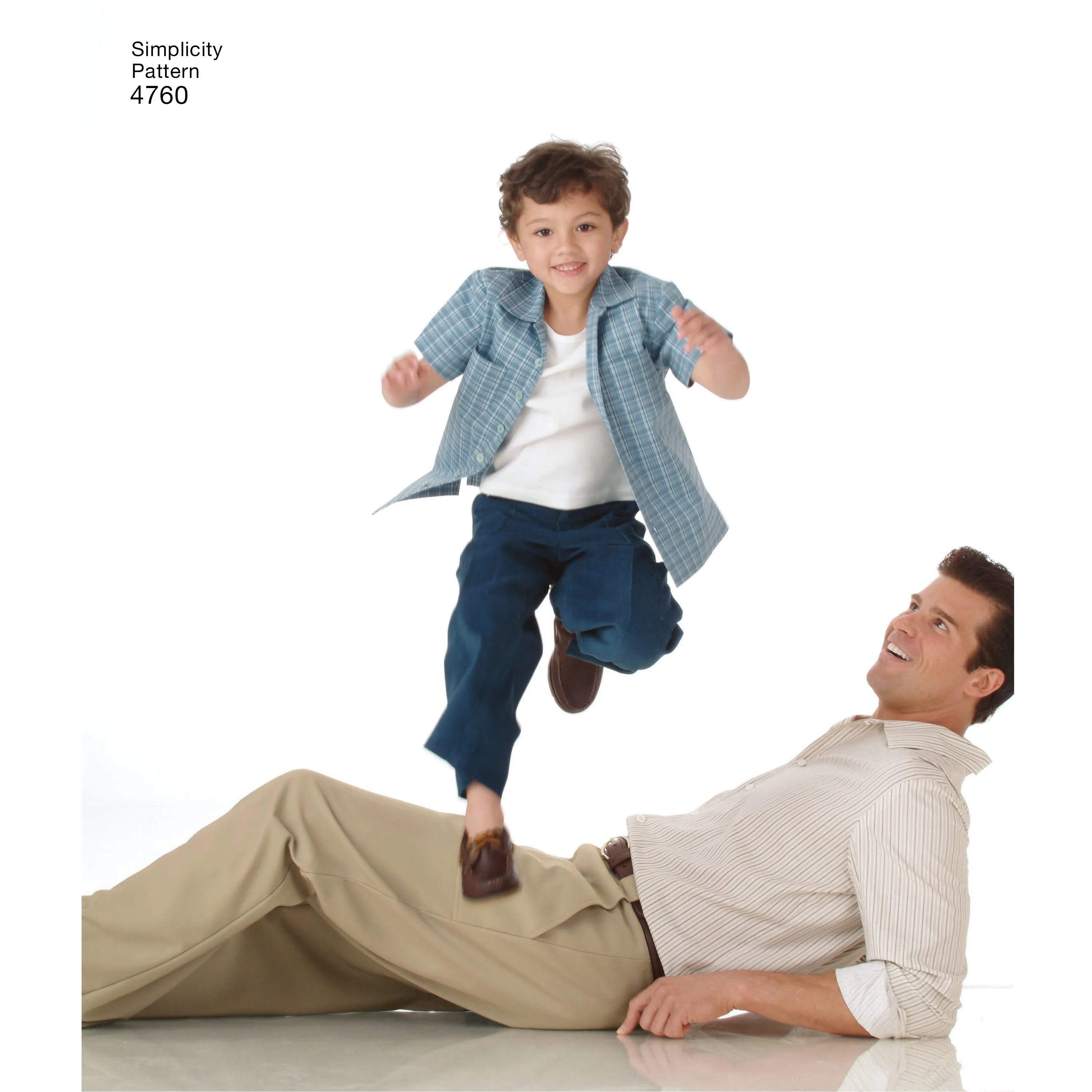 Simplicity Pattern 4760 Boys' and Men's Pants and Shirt