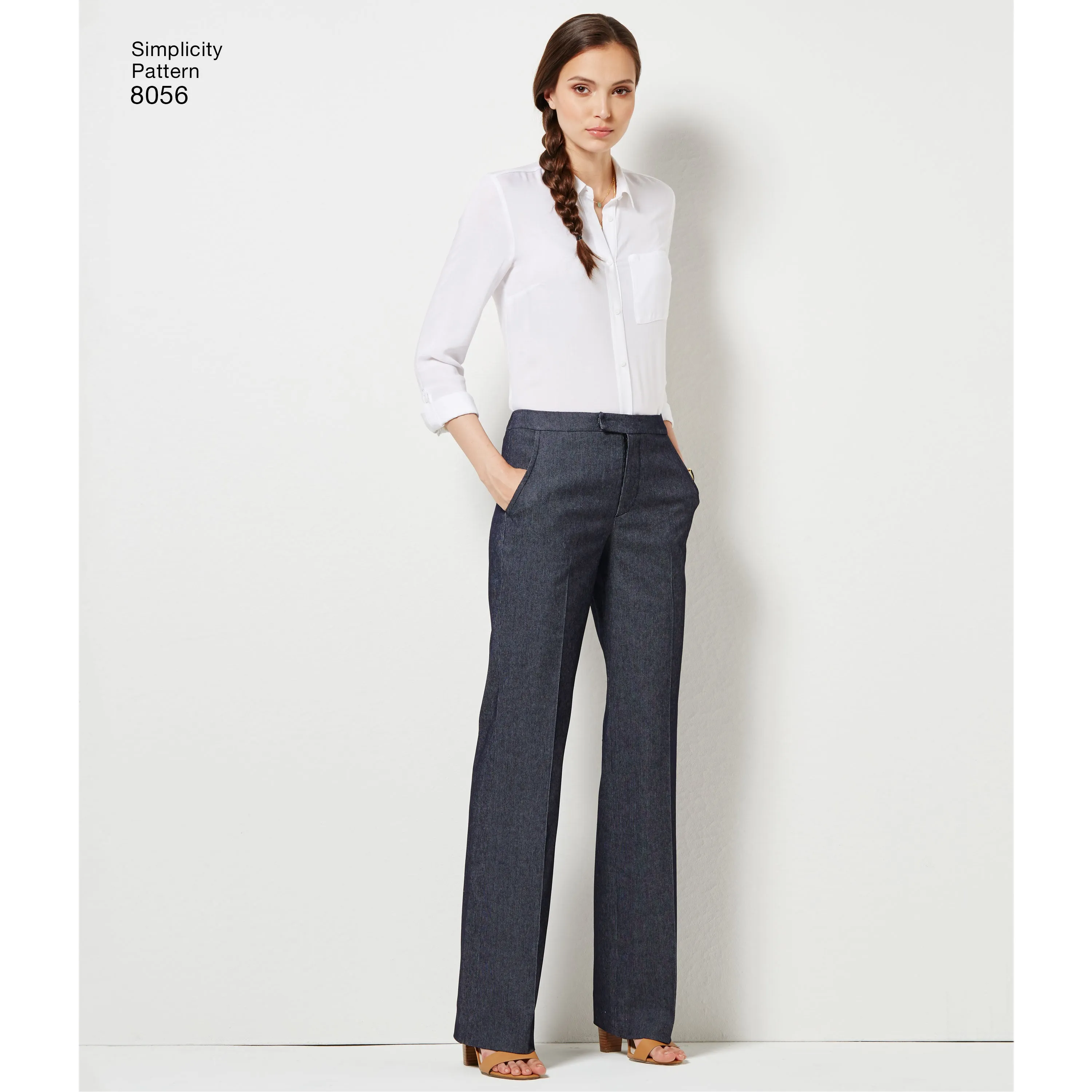 Simplicity Pattern 8056 Amazing Fit wide leg pants