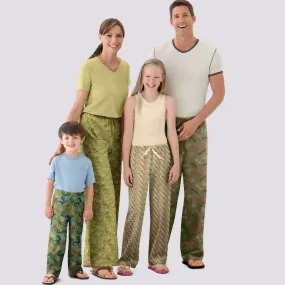 Simplicity Sewing Pattern 9129 Unisex Sleepwear