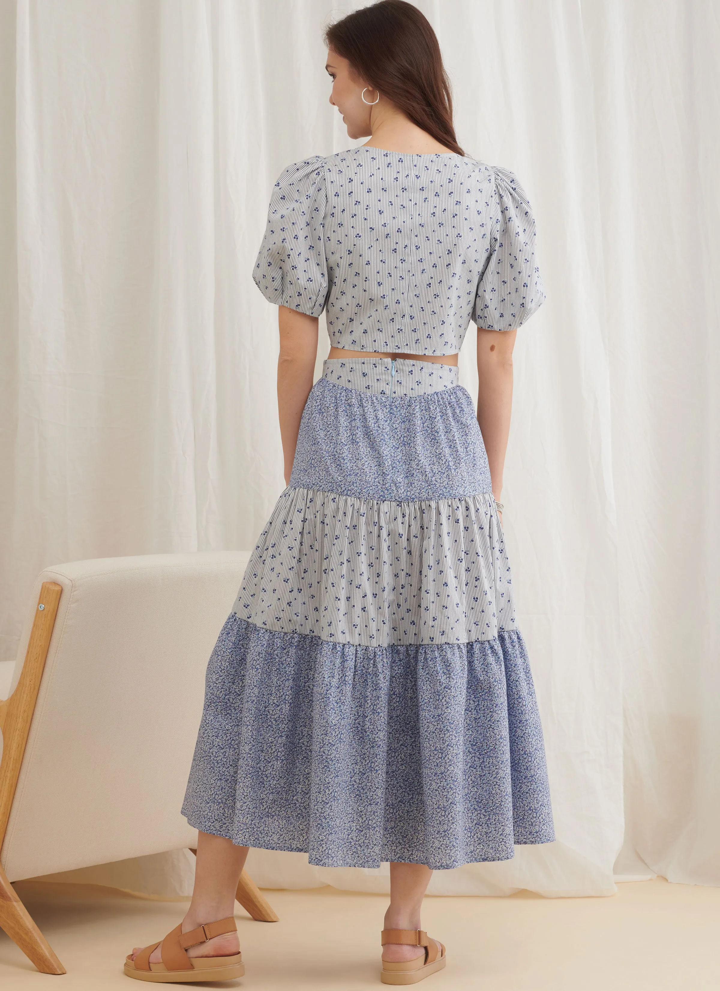 Simplicity sewing pattern 9791 Tops, Skirt and Pants