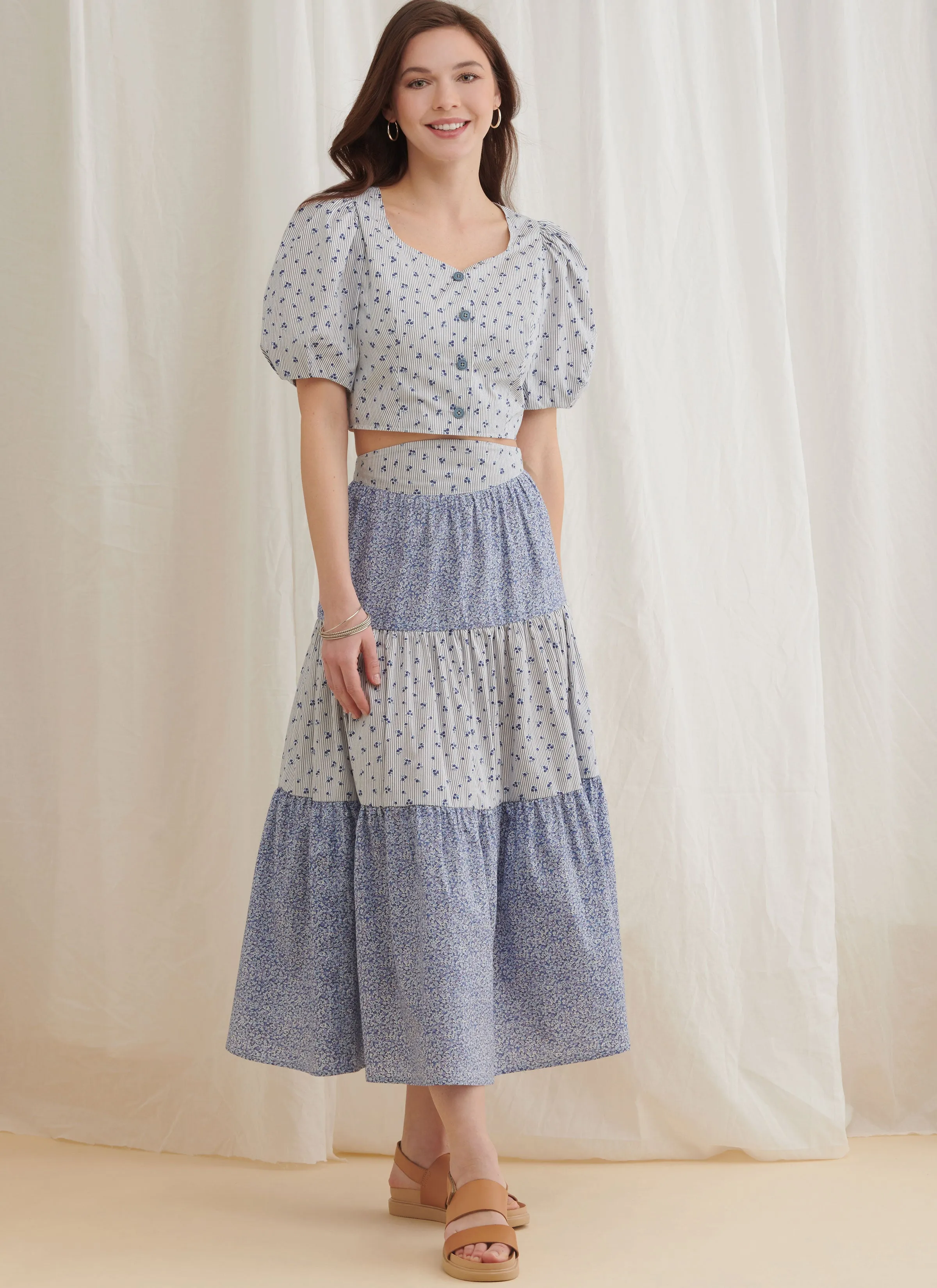 Simplicity sewing pattern 9791 Tops, Skirt and Pants