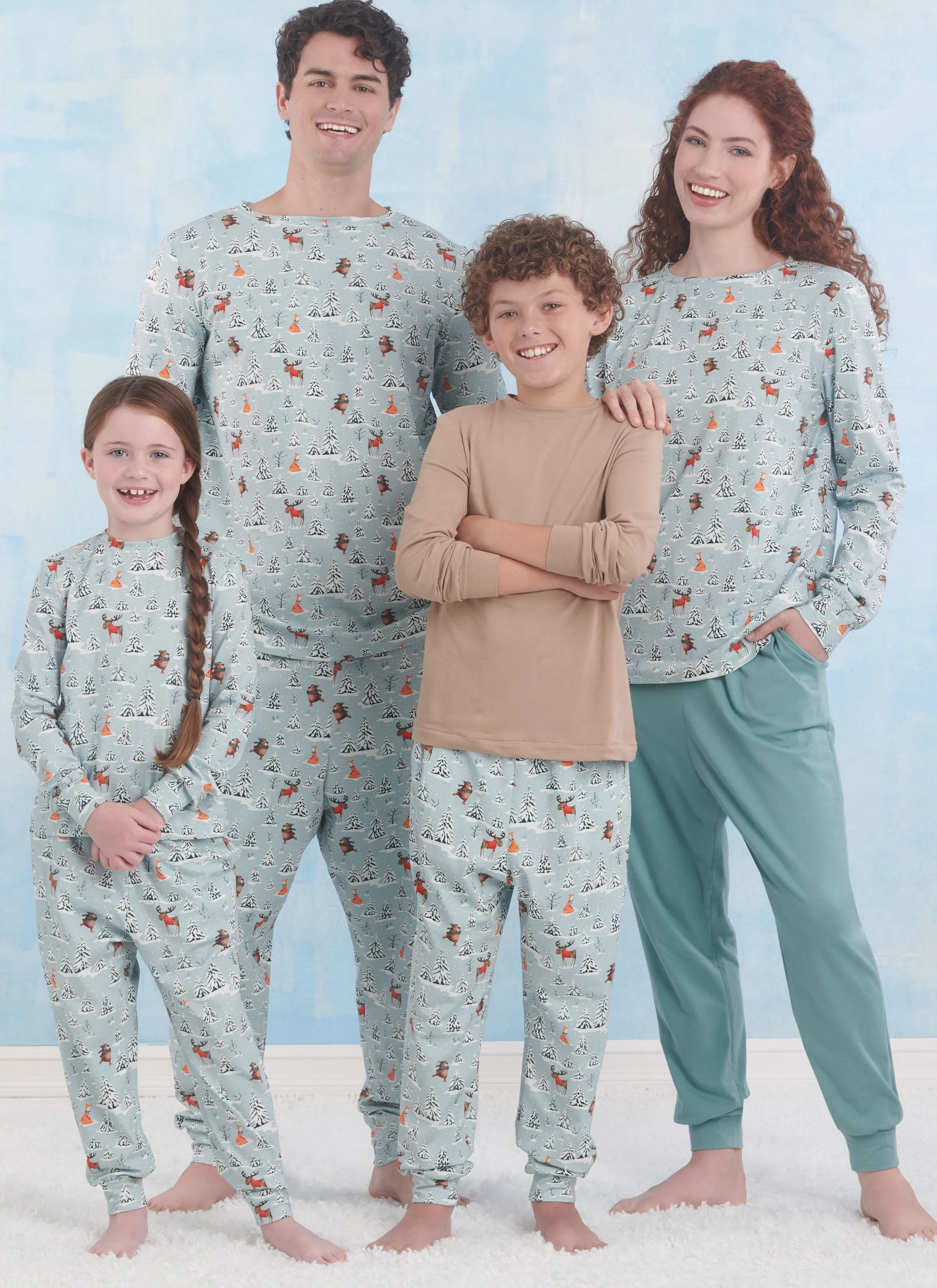 Simplicity Sewing Pattern 9861 Children's, Teens' and Adults' Loungewear