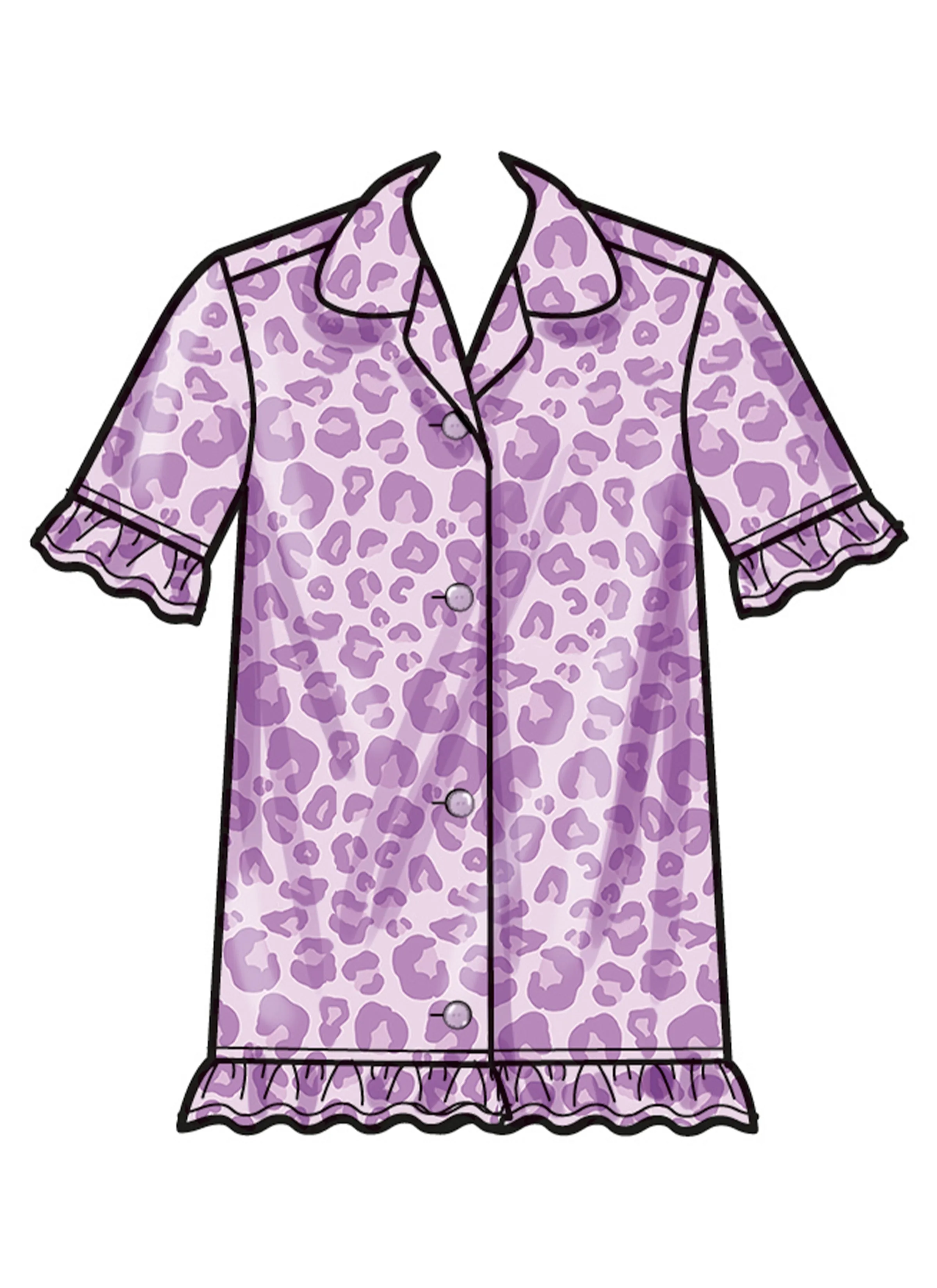 Simplicity sewing pattern S3045 Girls' Loungewear