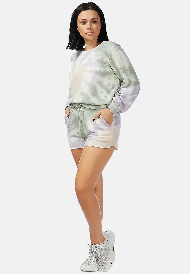 Tie Dye Sweat Top